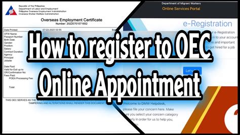 poea calapan photos|How to Get OEC Appointment Online for OFWs .